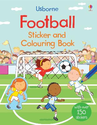 Cover of Football Sticker and Colouring Book