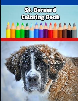 Book cover for St. Bernard Coloring Book