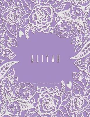 Book cover for Aliyah - Lavender Purple Journal, Dot Grid