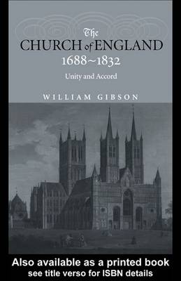 Book cover for The Church of England 1688-1832