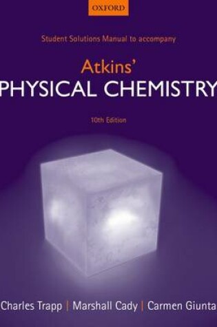 Cover of Student Solutions Manual to accompany Atkins' Physical Chemistry 10th edition