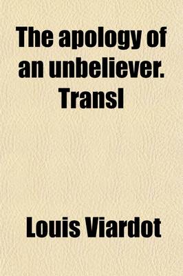 Book cover for The Apology of an Unbeliever. Transl