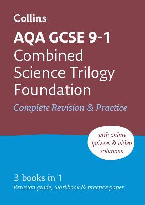 Book cover for AQA GCSE 9-1 Combined Science Foundation All-in-One Complete Revision and Practice