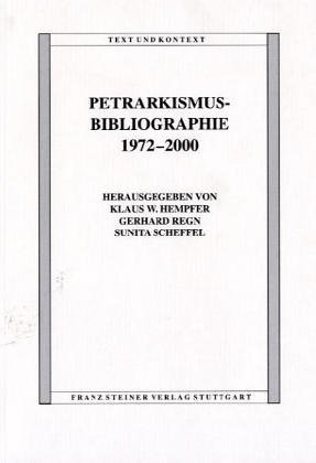 Book cover for Petrarkismus-Bibliographie 1972-2000