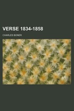 Cover of Verse 1834-1858