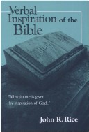 Book cover for Verbal Inspiration of the Bible