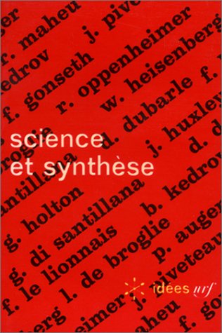 Book cover for Science Et Synthese