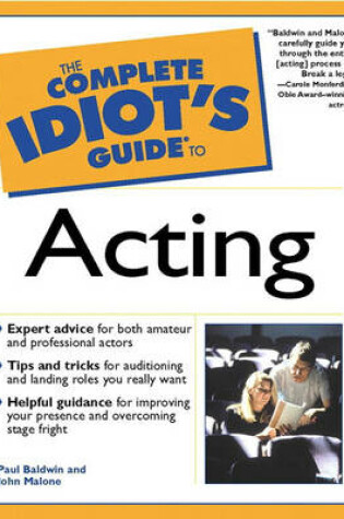 Cover of Complete Idiot's Guide to Acting