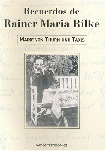 Book cover for Recuerdo de Rainer Maria Rilke