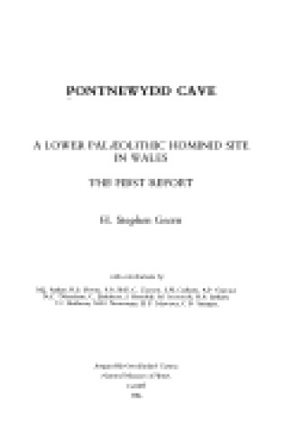 Cover of Pontnewyyd Cave