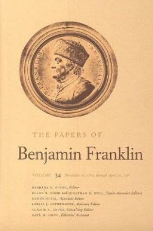 Cover of The Papers of Benjamin Franklin, Vol. 34