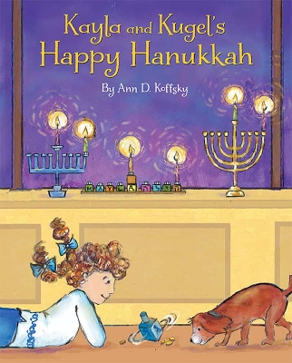 Book cover for Kayla and Kugel's Happy Hanukkah