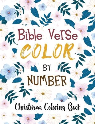 Book cover for Bible Verse Coloring by Number