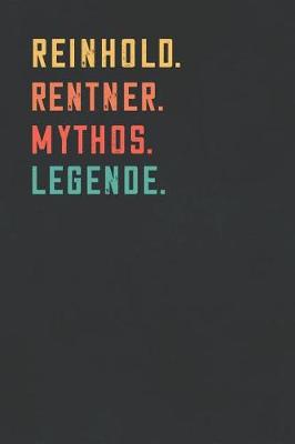 Book cover for Reinhold. Rentner. Mythos. Legende.