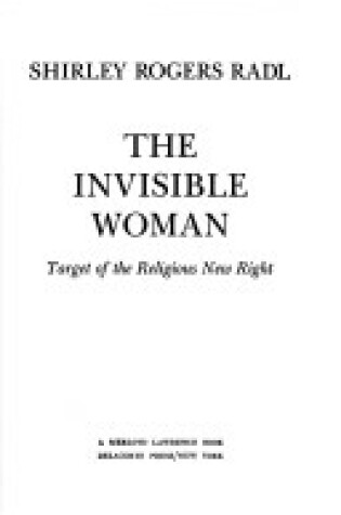 Cover of The Invisible Woman