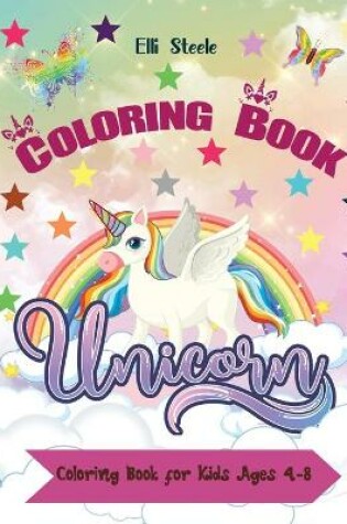 Cover of Unicorn Coloring Book