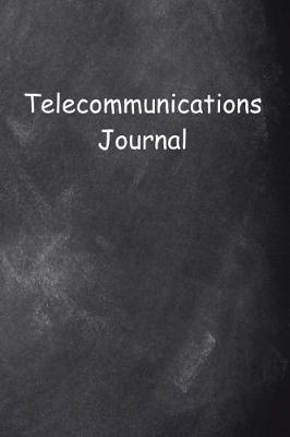 Cover of Telecommunications Journal Chalkboard Design