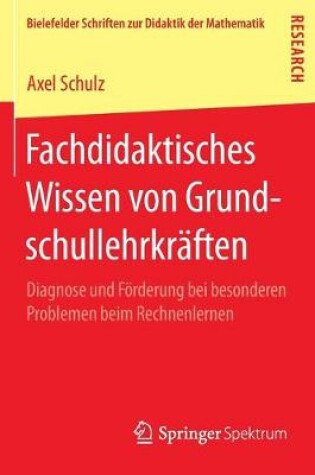 Cover of Fachdidaktisches Wissen Von Grundschullehrkraften
