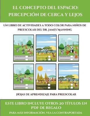 Cover of Hojas de aprendizaje para preescolar (El concepto del espacio