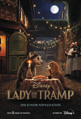 Book cover for Lady and the Tramp Live Action Junior Novel