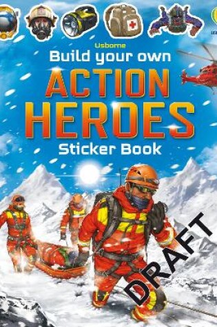 Cover of Build Your Own Action Heroes Sticker Book