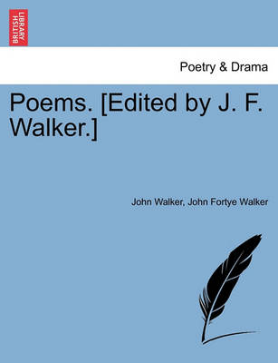 Book cover for Poems. [Edited by J. F. Walker.]