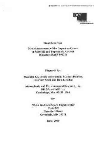 Cover of Model Assessment of the Impact on Ozone of Subsonic and Supersonic Aircraft