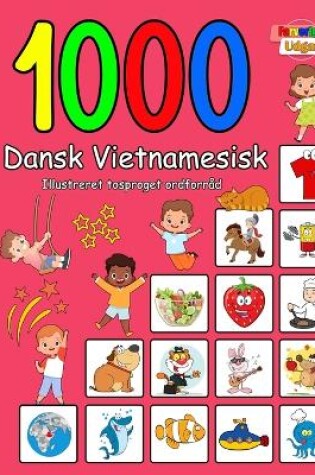 Cover of 1000 Dansk Vietnamesisk Illustreret Tosproget Ordforr�d (Farverig Udgave)