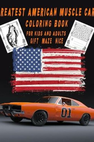 Cover of Greatest American Muscle Car Coloring Book