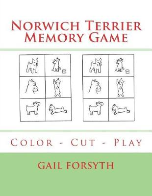 Book cover for Norwich Terrier Memory Game