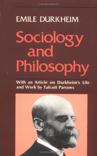 Book cover for Sociology and Philosophy