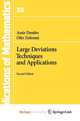 Cover of Large Deviations Techniques and Applications