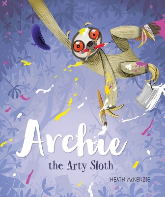 Book cover for Archie the Arty Sloth