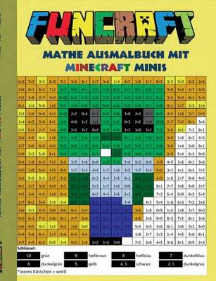 Book cover for Funcraft - Mathe Ausmalbuch Minecraft Minis