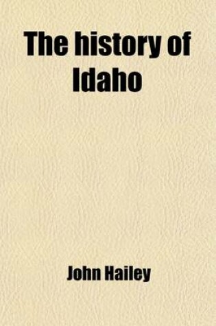 Cover of The History of Idaho