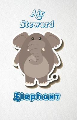 Book cover for Air Steward Elephant A5 Lined Notebook 110 Pages