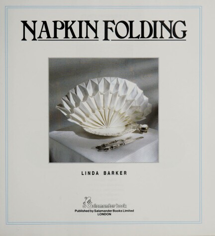 Book cover for Napkin Folding