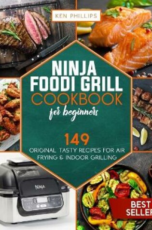 Cover of Ninja Foodi Grill Cookbook for beginners