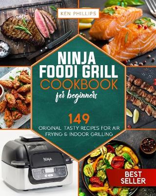 Book cover for Ninja Foodi Grill Cookbook for beginners