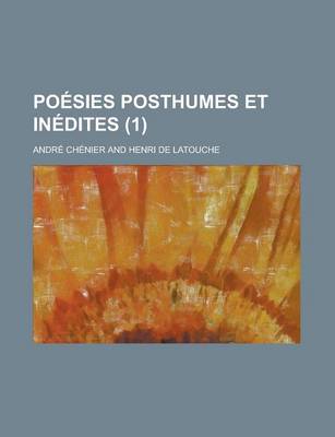 Book cover for Poesies Posthumes Et Inedites (1)