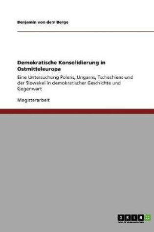 Cover of Demokratische Konsolidierung in Ostmitteleuropa