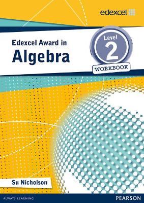 Cover of Edexcel Award in Algebra Level 2 Workbook