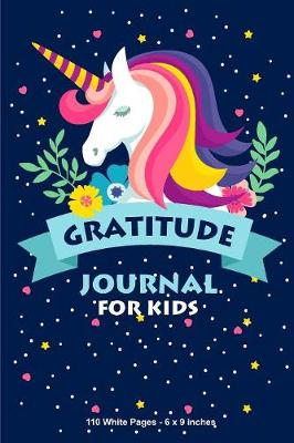 Book cover for Gratitude Journal for Kids 110 White Pages 6x9 inches