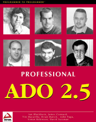 Book cover for Professional ADO 2.5 Programming