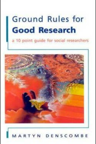 Cover of Ground Rules for Good Research