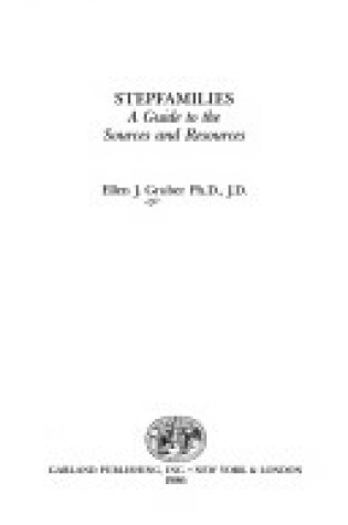 Cover of Stepfamilies a Guide Res