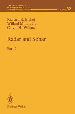 Cover of Radar and Sonar