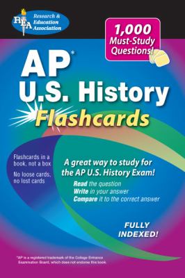 Book cover for AP(R) U.S. History Flashcard Book