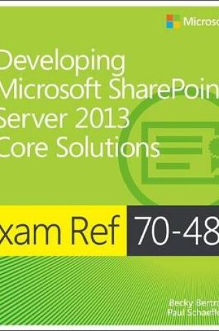 Cover of Exam Ref 70-488: Developing Microsoft SharePoint Server 2013 Core Solutions