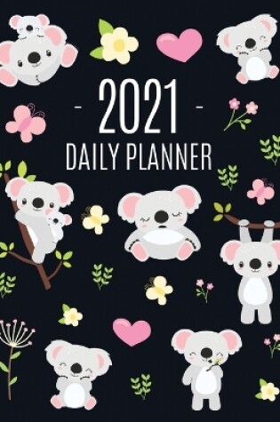 Cover of Cute Grey Koala Planner 2021